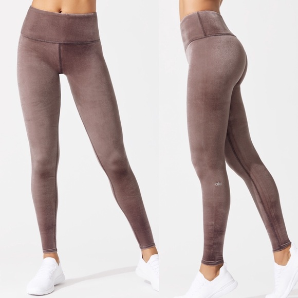 alo velvet leggings